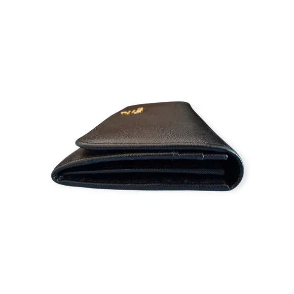 Authentic Prada Large Black Saffiano Leather Wallet - Picture 7 of 11